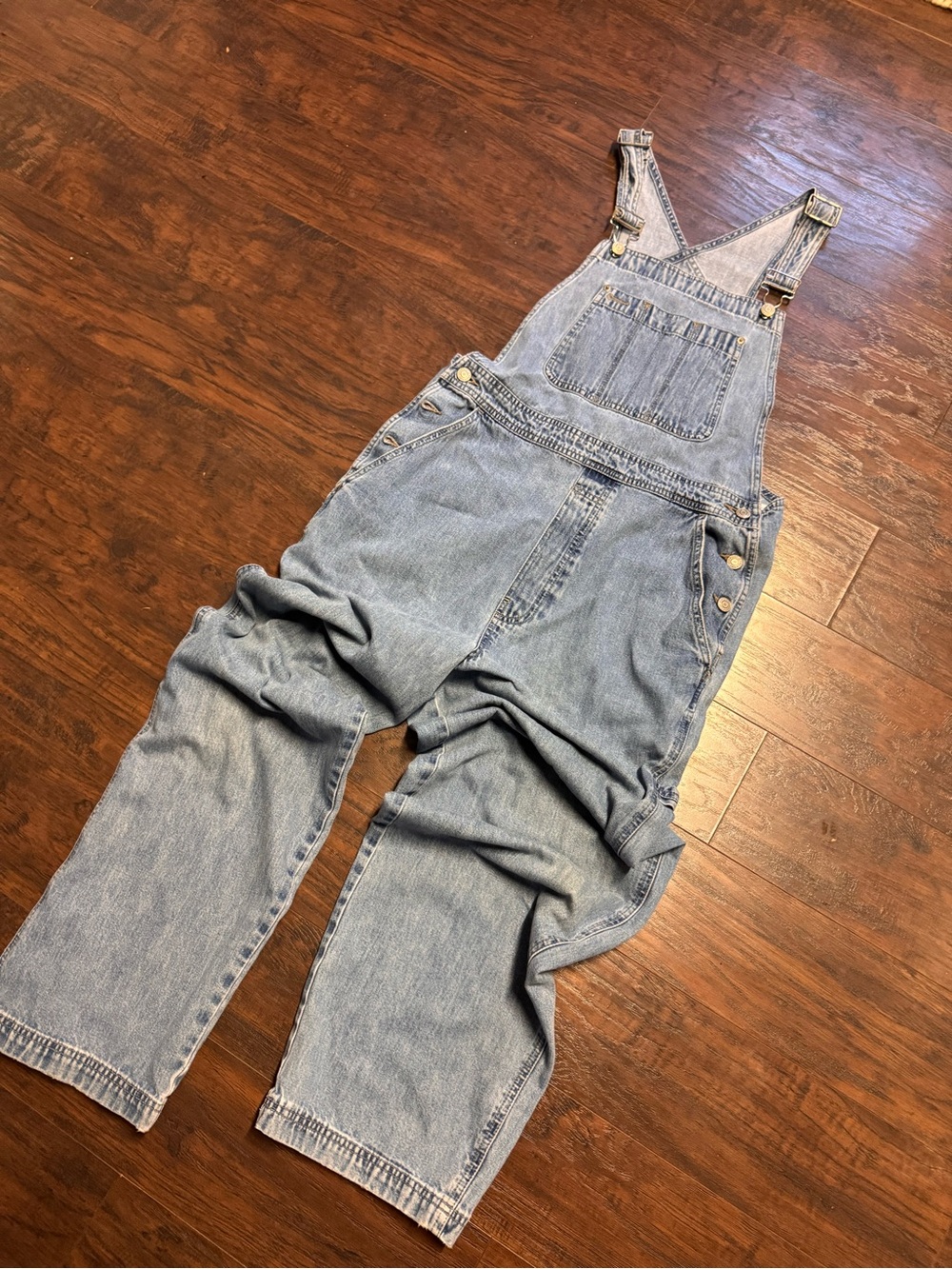 Y2K vintage gap 100% cotton blue overalls